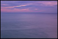 Pastel sunset  over the Ocean. Big Sur, California, USA (color)