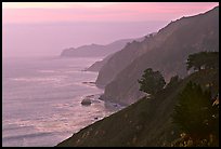 Coastline at sunset. Big Sur, California, USA