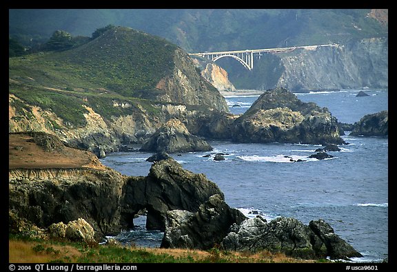 Bixbie Creek Bridge. Big Sur, California, USA