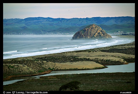 Morro Rock. Morro Bay, USA (color)