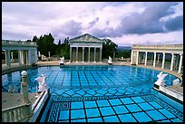 Neptune Pool at Hearst Castle. California, USA (color)