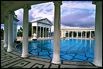 Neptune Pool at Hearst Castle. California, USA (color)