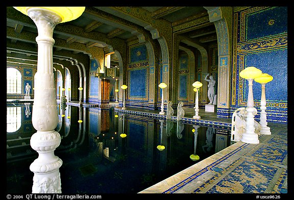 Roman Pool at Hearst Castle. California, USA