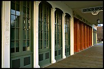 Storefront in historic district. Sacramento, California, USA