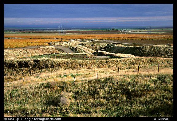 Central Valley farmlands. California, USA (color)