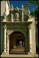 Casa Del Prado, Balboa Park. San Diego, California, USA (color)