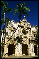 Casa Del Prado, afternoon, Balboa Park. San Diego, California, USA