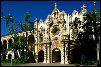 Casa Del Prado, afteroon, Balboa Park. San Diego, California, USA (color)