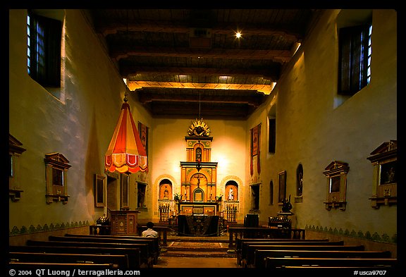 Chapel,  Mission San Diego de Alcala. San Diego, California, USA