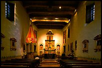 Chapel,  Mission San Diego de Alcala. San Diego, California, USA (color)