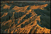 Erosion formations seen from Font Point. Anza Borrego Desert State Park, California, USA ( color)