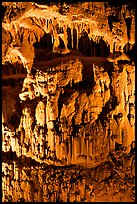Cave formations, Mitchell caverns. Mojave National Preserve, California, USA (color)