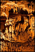 Cave formations, Mitchell caverns. Mojave National Preserve, California, USA