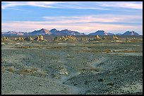 Trona Pinnacles rising from the bed of the Searles Dry Lake basin. California, USA