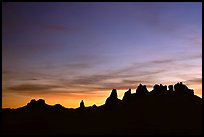Trona Pinnacles, dusk. California, USA ( color)