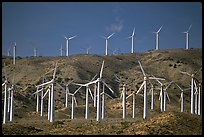 Electricity-generating Windmills, Horned Toad Hills near Mojave. California, USA