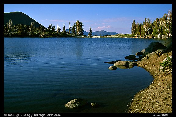 Frog Lake. Mokelumne Wilderness, Eldorado National Forest, California, USA (color)