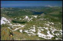 View from  Round Top Mountain. Mokelumne Wilderness, Eldorado National Forest, California, USA ( color)