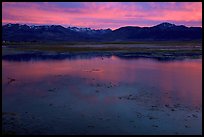 Bridgeport Reservoir, dusk. California, USA ( color)
