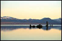 Isolated Tufa towers. Mono Lake, California, USA (color)