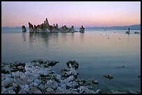 Tufa towers at dusk. Mono Lake, California, USA ( color)