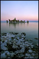 Tufa towers at dusk, South Tufa area. Mono Lake, California, USA ( color)