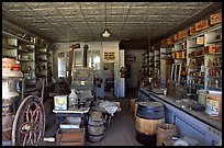 Interior of general store, Ghost Town, Bodie State Park. California, USA (color)