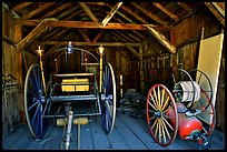 Fire station, Ghost Town, Bodie State Park. California, USA ( color)