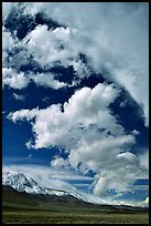 Clouds and Sierra, Owens Valley. California, USA