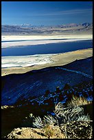 Owens Lake, Argus and Panamint Ranges, afternoon. California, USA