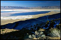 Owens Lake, Argus and Panamint Ranges, afternoon. California, USA (color)