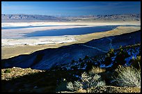 Owens Lake, Argus and Panamint Ranges, afternoon. California, USA