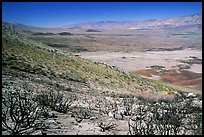 Owens Valley seen from the Sierra Nevada mountains. California, USA