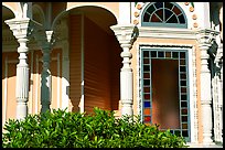 Detail of Victorian architecture of the Pink Lady,  Eureka. California, USA ( color)