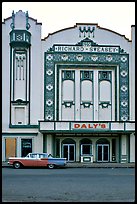 Former Loew State Theatre that became Daleys Department Store, Eureka. California, USA (color)