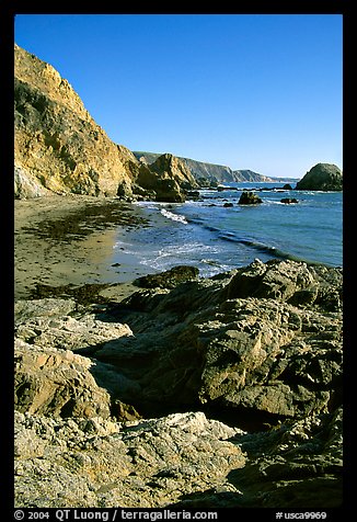 McClures Beach, afternoon. Point Reyes National Seashore, California, USA