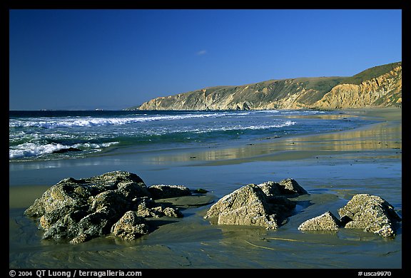 McClures Beach, afternoon. Point Reyes National Seashore, California, USA