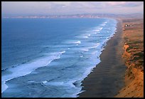 Point Reyes Beach, sunset. Point Reyes National Seashore, California, USA (color)