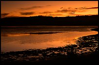 Bolinas Lagoon, sunset. California, USA (color)