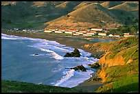 Fort Cronkhite and Rodeo Beach, late afternoon. California, USA ( color)