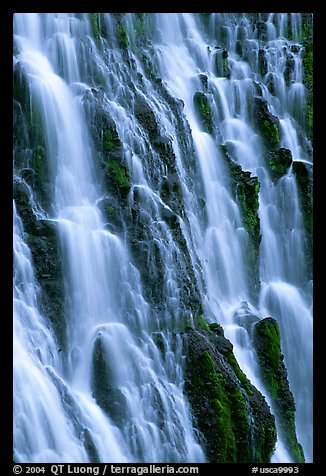 Close-up of Burney Falls, McArthur-Burney Falls Memorial State Park. California, USA