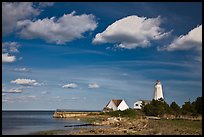 Lighthouse, Connecticut River estuary, Old Saybrook. Connecticut, USA (color)
