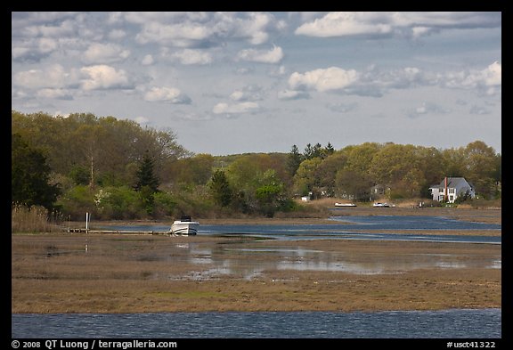 Oyster River estuary, Old Saybrook. Connecticut, USA (color)