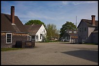 Maritime village. Mystic, Connecticut, USA (color)