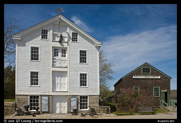 Sail Loft and Ropery. Mystic, Connecticut, USA (color)