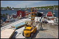 Shipyard. Mystic, Connecticut, USA ( color)