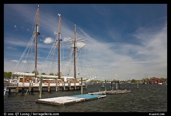 Mystic River. Mystic, Connecticut, USA