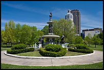 Fountain in Bushnell Park. Hartford, Connecticut, USA