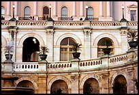 Detail of the facade of the Capitol. Washington DC, USA ( color)