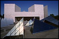 East Building of the National Gallery, designed by Pei. Washington DC, USA